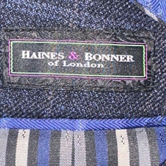 HAINES & BONNER OF LONDON Men’s Wool Checkered Blazer - Picture 4 of 7